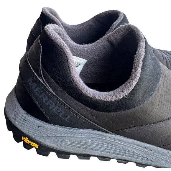 Merrell Mens Nova Size10 Sneaker Moc Slip On Shoes Black Waterproof Vibram Sole - Picture 4 of 12